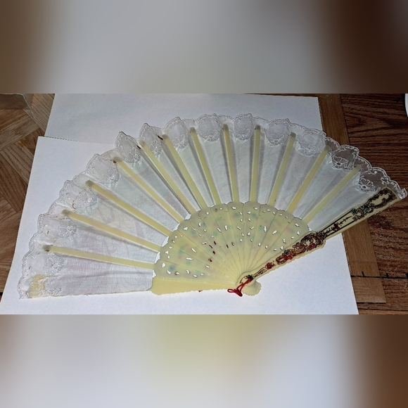 Chinese Classic Art Fan Vintage 1984 - Picture 5 of 16